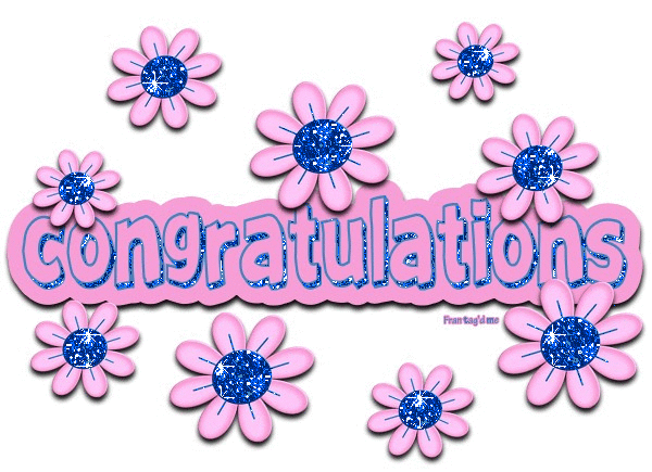 Funny Animated Gif: Animated Gifs Glitter Pink Congrats