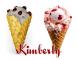 ICECREAMS WITH THE NAME KIMBERLY