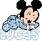 Lucas Sleeping Baby Mickey Mouse