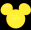 MICKEY HEAD WITH THE NAME TYLER
