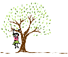 tree and girl
