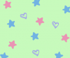 Stars and Hearts background