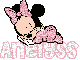 Anelyss Sleeping Baby Minnie Mouse