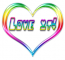 love it rainbow heart mrsclean987