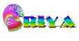 Rainbow heart-name tag-Riya