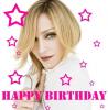 Madonna says happy birthday