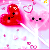 Kawaii Lollipop Hearts