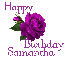 Samantha Happy Birthday