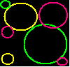 neon circles