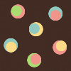 colorfull polka dots