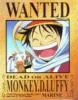 wanted luffy 