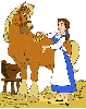 Belle with horse