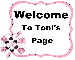 Welcome to Toni's Page