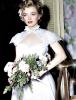 Marilyn in her wedding dress