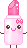 Kawaii pink lipstick