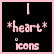 I *heart* Icons