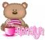 teddy bear with coffee ~ Genalyn