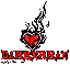 Darkerrae Flaming Tribal Heart
