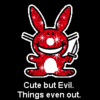 Cute But Evil Bunny