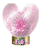 Pink Heart Globe