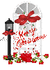 MERRY CHRISTMAS/DOOR RED