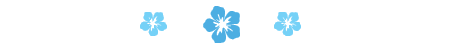 Blue flower divider