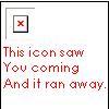 this icon saw you