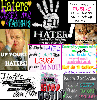 HATERS COLLAGE