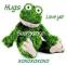 Hugs and Kisses - Green Frog - Georganne