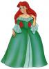 Ariel green dress