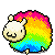 Rainbow Sheep!