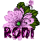 Purple Bugs Flower,Roni