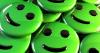 green happy face