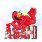 Elmo name tag 