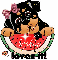 Doggy and watermelon-Sophia