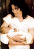 Michael jackson with baby