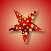 red star background
