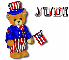 4th of July Bear - Judi