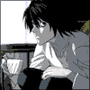 Anime Guy Drinking Coffee