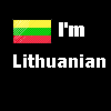 I'm Lithuanian