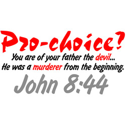 pro choice evil (in Clipart)