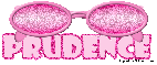 Pink Glitter Sunglasses -Prudence-