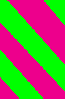 Pink and green