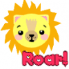 Cute lion Roar!