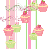 Cute Cupcakes Background