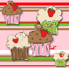 Cute Cupcakes Background