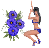Woman flower