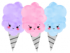 cotton candy trio