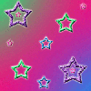Colorful Glitter Star Background