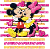 Mickey and Minnie Hugging